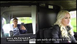 Watch the video about Huge tits blonde cab driver cunt banged in public