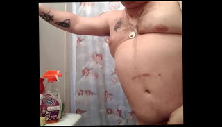 Video 812313315: chubby boy solo, chubby balls, big balls solo, chubby big cock, chubby shower