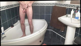 Video 767772501: skinny gay, shaved cock balls, guys cock balls, ball shower, slim cock