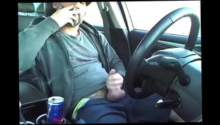 Video 1255102405: hairy wank, hairy jerk, handjob hairy, hairy masturbation, gay hairy, smoking hairy, car wank