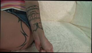 Watch the video about Brunette cutie gets her hole stretched by black dong