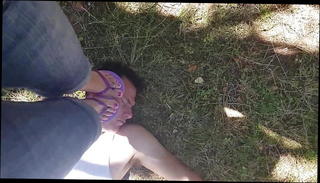 Video 1552968101: trampling foot slave, straight slave, slave face trampling, slave stands