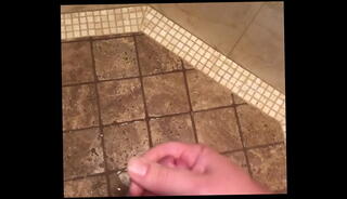 Video 1047241945: wanking big cock, shower wank