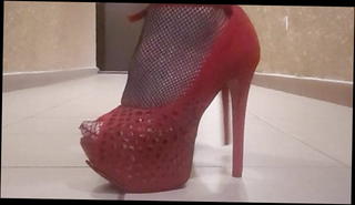 Video 1554552901: shemale lingerie solo, high heels solo, solo training, french solo, stockings solo