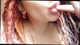 Video 1060214001: licked fingered sucking, licks fingers redheads, sexy redhead fingers, swallowing fingering, cam fingering, fingering straight, fingering lips