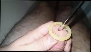 Video 1581858721: bikini underwear, condom cock, inside condom, wearing underwear, sounding urethral sex toy, masturbation erect penis, erect penis gay, cock handjob masturbation, cock amateur handjob, sex toy close, cock latino gay, penis young gay, gay sex hd, urethra, cock rod