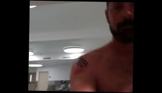 Video 939467815: gay bear masturbation, gay public masturbation, public shower gay, hotel masturbation, bearded gay