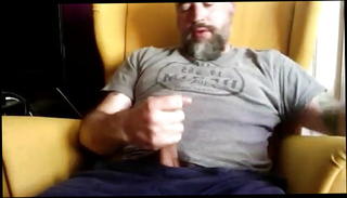 Video 1178401701: gay daddy cum, bearded daddy cums