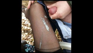 Video 1569350331: nylon cum, nylon stockings masturbation, nylon shemale, amateur nylon, one cum