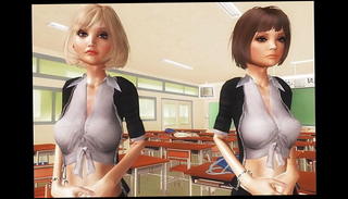 Video 509681401: hd cartoon, schoolgirl, gagging, skinny, naughty girl, spanking, throat, anal, straight