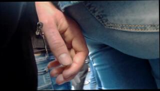 Watch the video about Touch big butt milf in jeans