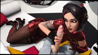 Watch the video about Fortnite Demi Hot Handjob