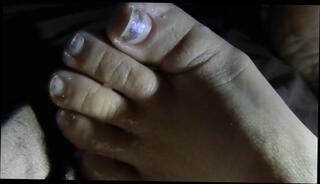 Video 515230704: amateur foot fetish, tiny feet, amateur wife foot, tiny cum, cum toes, cum dripping