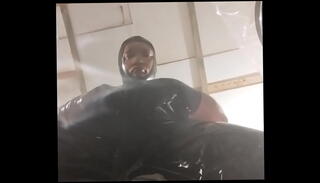 Video 1225034355: latex handjob, latex masturbation, gay latex, latex mask