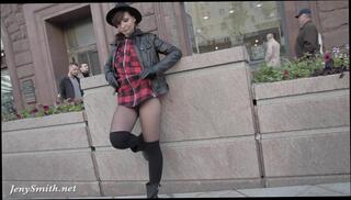 Video 229645704: jeny smith, pantyhose boots, pantyhose flashing, nice pantyhose