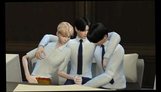 Video 1607110395: threesome gay anal sex, gay threesome teen, student threesome