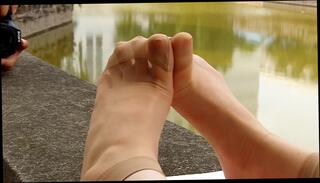 Video 887341704: foot fetish solo, female foot fetish, asian foot fetish, nylon feet, foot fetish hd, park feet