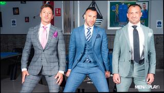 Video 1629990174: threesome rim, rimming fetish, daddy rimming, gay rimming, ball game, ball play, one ball, balls stick, three balls