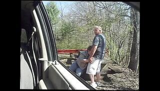 Video 238496101: bdsm slut throating, bdsm deep throat, straight bdsm, old bdsm, outdoor bdsm, park slut, eats cum load, mouthful cum loads, hot cum load