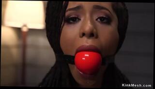 Video 850193825: bdsm slave submission, bdsm slave gagged, bdsm bondage slave, bdsm fetish slave, bdsm threesome anal fuck, interracial threesome anal fuck, bdsm hardcore bondage, gagged ebony slave, bondage slave rough, slave fucks master, leather master slave, slave tied fuck, bizarre bondage