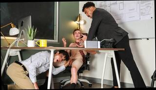 Video 1596359464: interracial bareback threesome, gay threesome bareback sex, threesome interracial sex blowjob, threesome blowjob rimming, hairy gay bareback, hairy muscle bareback, interracial gay sex black, bareback sex cumshot, hairy brunette masturbation, boss caught, ass