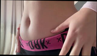 Watch the video about Belly button fuck dildo