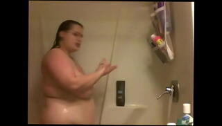 Video 1439091555: solo masturbation bbw, bbw shower solo, shower striptease