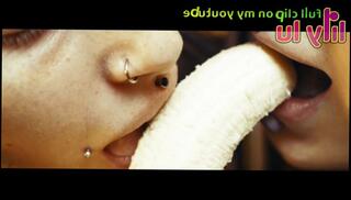 Video 1577846023: lesbian models eating, fetish model, dirty model, tattooed lesbian eats, models passionate