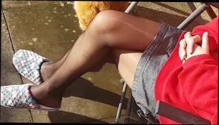 Video 344583001: nylon pantyhose, black nylon legs, nylon play, british nylons, cougar playing, nylon hd, straight playing