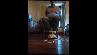 Video 1585203843: self bondage gagged, bondage tied gagged, solo male fetish, toes amateur, solo amateur young, young old bondage