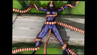 Video 900653405: 3d double, double penetration, tentacle monster, 3d giantess, goddess