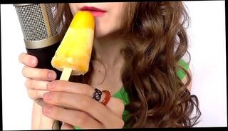 Watch the video about KISSING EATING CREAM JULIA ASMR