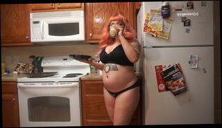 Video 772169003: bbw belly fetish, solo female bbw, chubby model, pie bbw, chubby women, bbw belly stuffing, round bbw, models eating, tattooed model