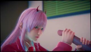 Watch the video about ZeroTwo Milking A Dick For Honey