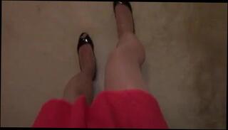 Video 259749101: crossdresser pantyhose, gay pantyhose, pantyhose heels
