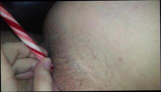 Watch the video about Candy Cane Masturbation.
