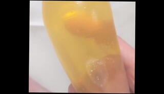 Video 1236525225: piss filled condom, shower peeing piss, pissing watersports, solo watersports, condom boy