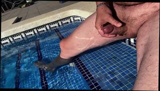 Video 1598663515: pov masturbation cum, pov handjob cum, pov masturbation cumshot, swimming pool handjob