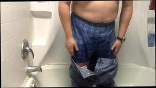 Video 348187203: pissing peeing fetish, solo pee fetish, amateur piss fetish, piss pee jeans, pissing peeing wetting, solo male pee, pee pants