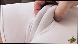 Watch the video about Big Ass Brunette Huge Cameltoe Pussy Working Out.