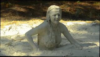 Video 183464804: bikini girl, girl mud
