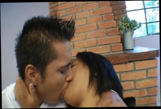 Video 347705304: interracial kissing, long interracial, interracial deep, couple kissing, brazilian couple, latin couple