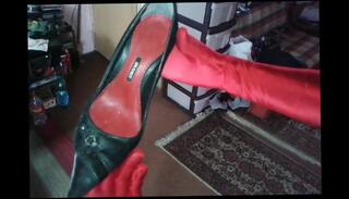 Video 199535601: latex cum, latex cock, latex shemale, latex masturbation, latex amateur, latex high heels, latex lingerie, latex big