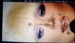 Video 152804601: christina aguilera, cum facial, great facial, man gay