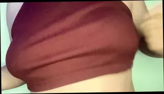 Watch the video about Playing with my delicious tits