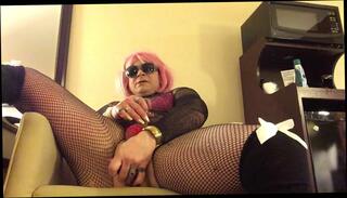 Video 379160401: crossdresser jerking, crossdresser masturbation, gay crossdresser, nails jerking, jerk hd