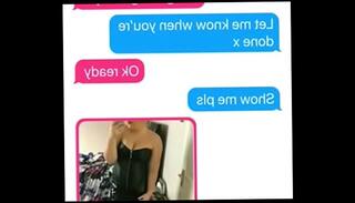 Watch the video about Cuckold couple texting seeking pleasure from stranger