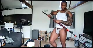 Video 1629093951: cage masturbate, cage gay, underwear masturbation, underwear amateur, bbc masturbation, cage black, muscular bbc, bbc tattoo