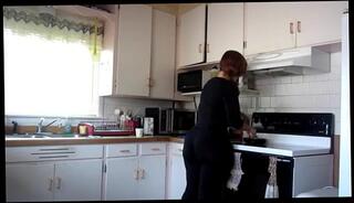 Video 137143335: mal malloy, solo girl, kitchen solo, eating solo, big ass kitchen