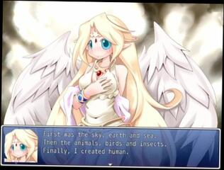 Video 1432630603: cartoon anime, girl goddess, anime monster